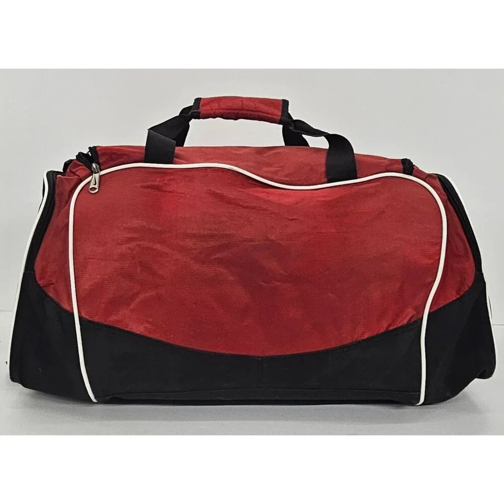 Nike Red Large Sports Duffle Bag, Vintage,Y2K  Approximately 21